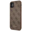 Чохол Guess 4G Metal Gold Logo для iPhone 11 Brown (GUHCN61G4GFBR)