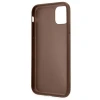 Чохол Guess 4G Metal Gold Logo для iPhone 11 Brown (GUHCN61G4GFBR)