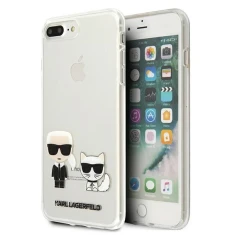 Чехол Karl Lagerfeld Karl & Choupette для iPhone 7 | 8 Plus Transparent (KLHCI8LCKTR)