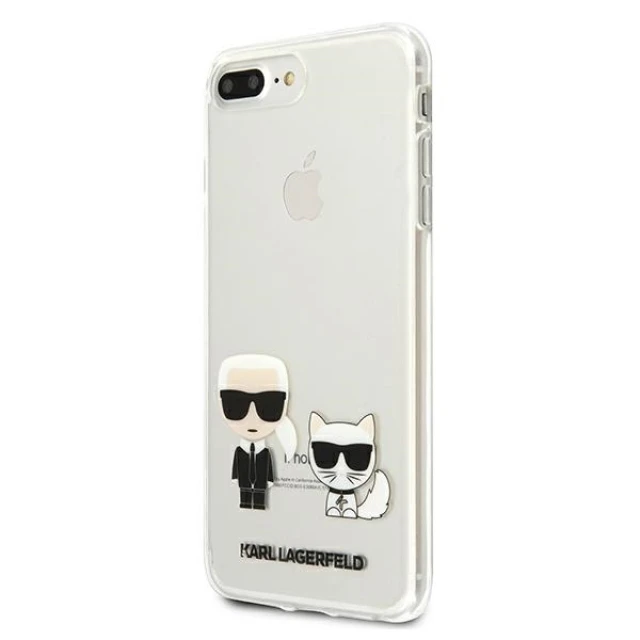 Чехол Karl Lagerfeld Karl & Choupette для iPhone 7 | 8 Plus Transparent (KLHCI8LCKTR)