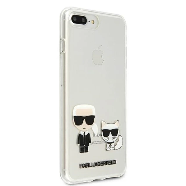 Чехол Karl Lagerfeld Karl & Choupette для iPhone 7 | 8 Plus Transparent (KLHCI8LCKTR)