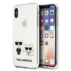 Чохол Karl Lagerfeld Karl & Choupette для iPhone X | XS Transparent (KLHCPXCKTR)