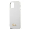 Чохол Guess Metal Logo Script для iPhone 12 mini White (GUHCP12SLSLMGWH)