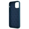Чохол Guess Metal Logo Script для iPhone 12 mini Blue (GUHCP12SLSLMGBL)