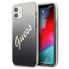 Чохол Guess Glitter Gradient Script для iPhone 12 mini Black (GUHCP12SPCUGLSBK)