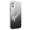 Чохол Guess Glitter Gradient Script для iPhone 12 mini Black (GUHCP12SPCUGLSBK)