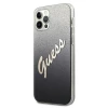 Чохол Guess Glitter Gradient Script для iPhone 12 | 12 Pro Black (GUHCP12MPCUGLSBK)