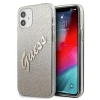 Чохол Guess Glitter Gradient Script для iPhone 12 mini Gold (GUHCP12SPCUGLSGO)