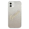 Чохол Guess Glitter Gradient Script для iPhone 12 mini Gold (GUHCP12SPCUGLSGO)