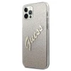 Чохол Guess Glitter Gradient Script для iPhone 12 Pro Max Gold (GUHCP12LPCUGLSGO)