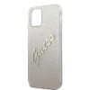 Чохол Guess Glitter Gradient Script для iPhone 12 Pro Max Gold (GUHCP12LPCUGLSGO)