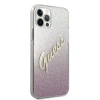 Чехол Guess Glitter Gradient Script для iPhone 12 Pro Max Pink (GUHCP12LPCUGLSPI)
