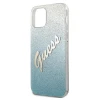 Чохол Guess Glitter Gradient Script для iPhone 12 mini Blue (GUHCP12SPCUGLSBL)
