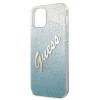 Чехол Guess Glitter Gradient Script для iPhone 12 | 12 Pro Blue (GUHCP12MPCUGLSBL)
