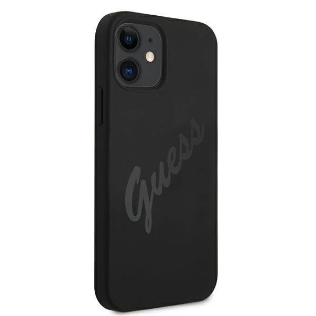 Чохол Guess Script Vintage для iPhone 12 mini Black (GUHCP12SLSVSBK)