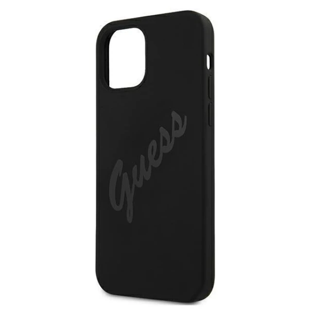 Чохол Guess Script Vintage для iPhone 12 mini Black (GUHCP12SLSVSBK)