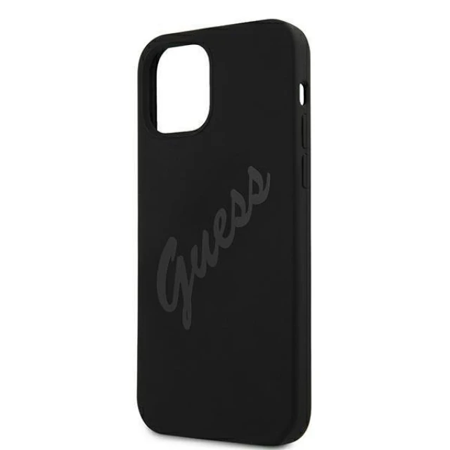 Чохол Guess Script Vintage для iPhone 12 | 12 Pro Black (GUHCP12MLSVSBK)