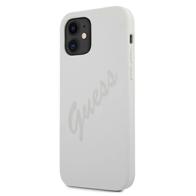 Чехол Guess Script Vintage для iPhone 12 mini Creamy (GUHCP12SLSVSCR)