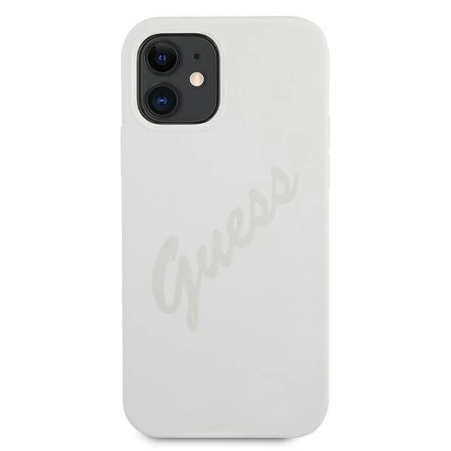 Чехол Guess Script Vintage для iPhone 12 mini Creamy (GUHCP12SLSVSCR)