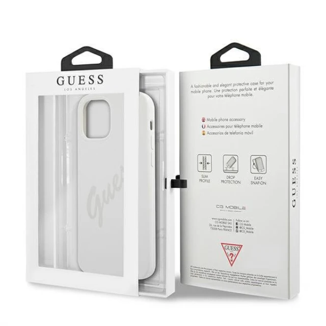 Чехол Guess Script Vintage для iPhone 12 mini Creamy (GUHCP12SLSVSCR)