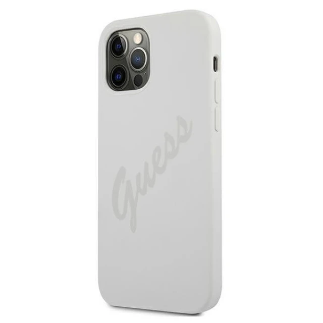Чехол Guess Script Vintage для iPhone 12 Pro Max Creamy (GUHCP12LLSVSCR)