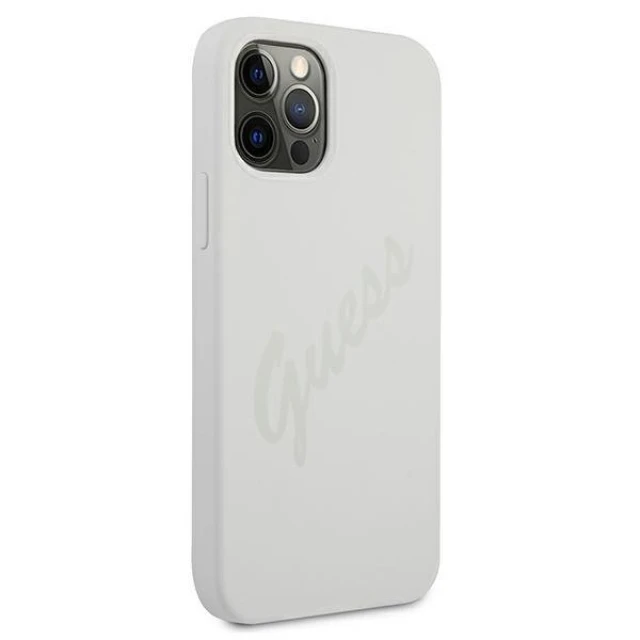 Чехол Guess Script Vintage для iPhone 12 Pro Max Creamy (GUHCP12LLSVSCR)