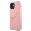 Чохол Guess Script Vintage для iPhone 12 mini Pink (GUHCP12SLSVSPI)