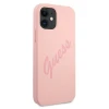 Чохол Guess Script Vintage для iPhone 12 mini Pink (GUHCP12SLSVSPI)
