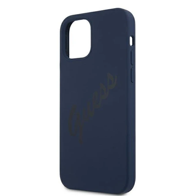 Чохол Guess Script Vintage для iPhone 12 | 12 Pro Blue (GUHCP12MLSVSBL)