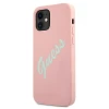 Чехол Guess Silicone Vintage для iPhone 12 mini Pink (GUHCP12SLSVSPG)