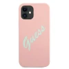 Чехол Guess Silicone Vintage для iPhone 12 mini Pink (GUHCP12SLSVSPG)