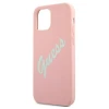 Чохол Guess Silicone Vintage для iPhone 12 | 12 Pro Pink (GUHCP12MLSVSPG)