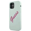 Чохол Guess Vintage Silicone Case для iPhone 12 mini Blue (GUHCP12SLSVSBF)