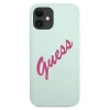 Чохол Guess Vintage Silicone Case для iPhone 12 mini Blue (GUHCP12SLSVSBF)