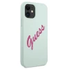 Чохол Guess Vintage Silicone Case для iPhone 12 mini Blue (GUHCP12SLSVSBF)