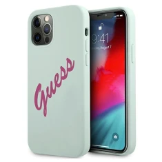 Чохол Guess Vintage Silicone Case для iPhone 12 Pro Max Blue (GUHCP12LLSVSBF)