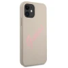 Чохол Guess Vintage Silicone Case для iPhone 12 mini Pink (GUHCP12SLSVSGP)
