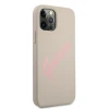 Чохол Guess Silicone Vintage для iPhone 12 | 12 Pro Pink (GUHCP12MLSVSGP)