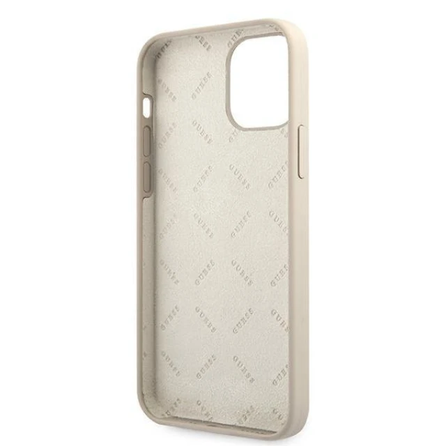 Чохол Guess Silicone Vintage для iPhone 12 | 12 Pro Pink (GUHCP12MLSVSGP)