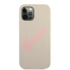 Чохол Guess Vintage Silicone Case для iPhone 12 Pro Max Pink (GUHCP12LLSVSGP)