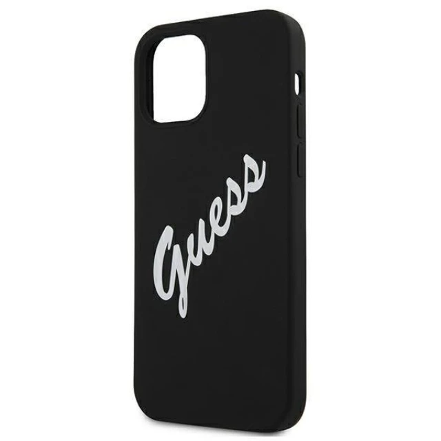 Чехол Guess Vintage Silicone Case для iPhone 12 mini White (GUHCP12SLSVSBW)