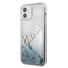 Чехол Guess Glitter Vintage Script для iPhone 12 mini Blue (GUHCP12SGLVSBL)