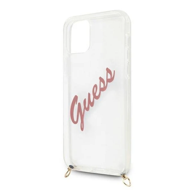 Чохол Guess Script Vintage для iPhone 12 mini Pink (GUHCP12SCRTVSPI)