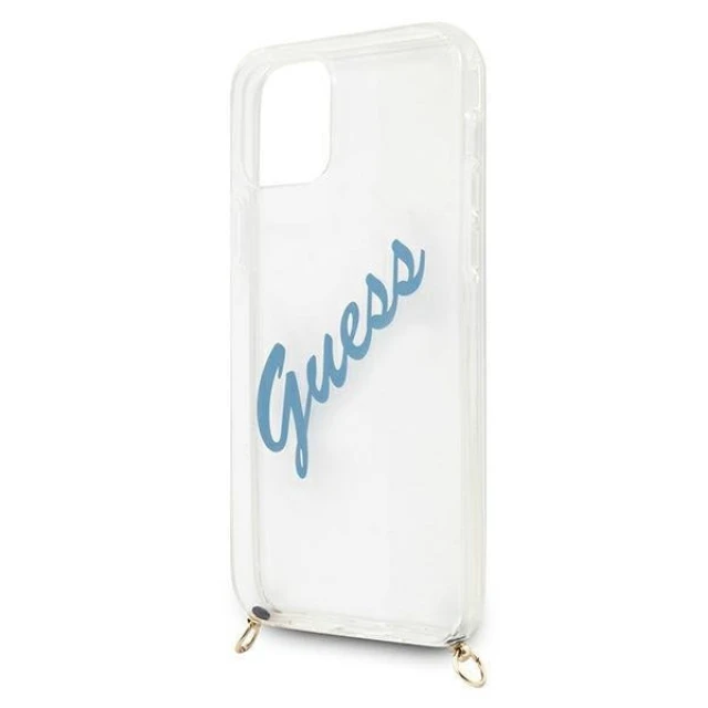 Чохол Guess Script Vintage для iPhone 12 mini Blue (GUHCP12SCRTVSBL)