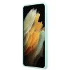 Чохол Guess Silicone Script Metal Logo для Samsung Galaxy S21 Plus Blue (GUHCS21MLSLMGLB)
