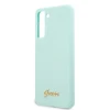 Чохол Guess Silicone Script Metal Logo для Samsung Galaxy S21 Plus Blue (GUHCS21MLSLMGLB)