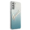 Чохол Guess Glitter Gradient Script для Samsung Galaxy S21 Plus Blue (GUHCS21MPCUGLSBL)