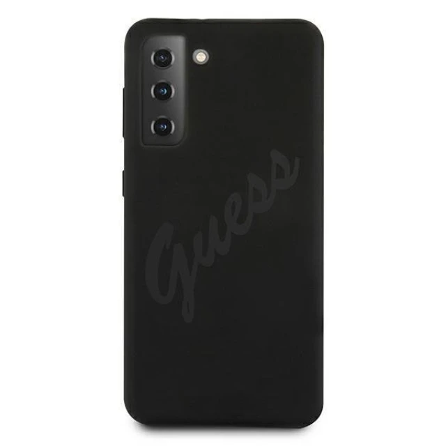 Чохол Guess Script Vintage для Samsung Galaxy S21 Plus Black (GUHCS21MLSVSBK)
