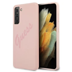 Чохол Guess Script Vintage для Samsung Galaxy S21 Plus Pink (GUHCS21MLSVSPI)