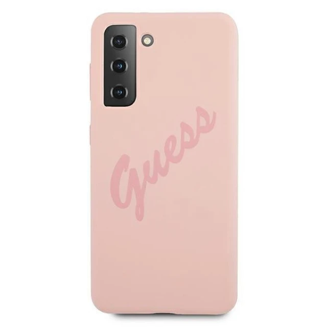 Чохол Guess Script Vintage для Samsung Galaxy S21 Plus Pink (GUHCS21MLSVSPI)